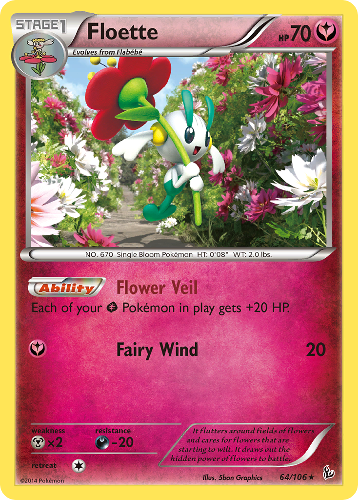 Floette (64/106) [XY: Flashfire] | Good Games Cannington