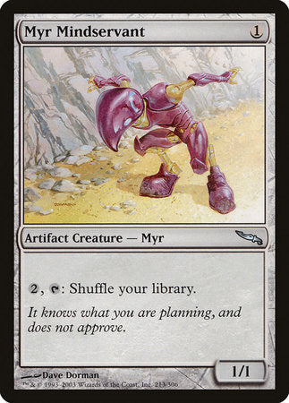 Myr Mindservant [Mirrodin] | Good Games Cannington