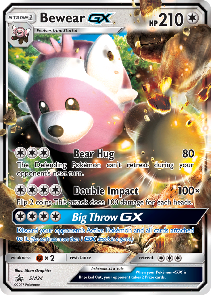 Bewear GX (SM34) [Sun & Moon: Black Star Promos] | Good Games Cannington