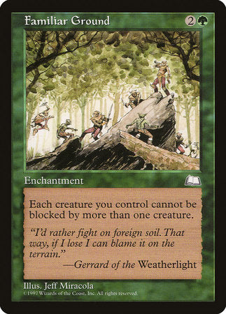 Familiar Ground [Weatherlight] | Good Games Cannington