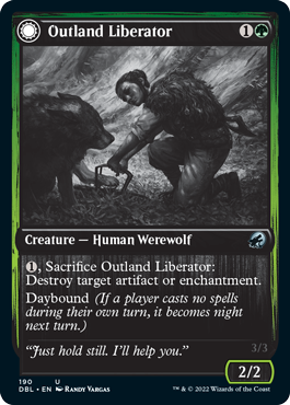 Outland Liberator // Frenzied Trapbreaker [Innistrad: Double Feature] | Good Games Cannington