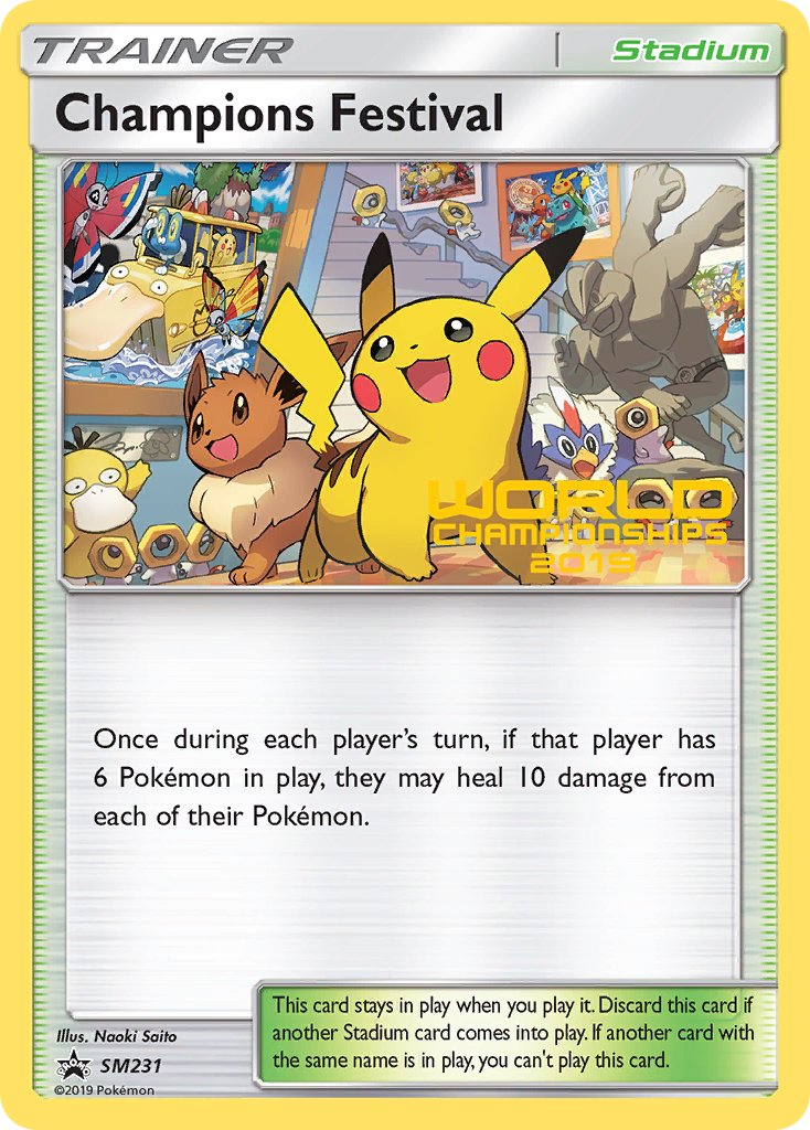 Champions Festival (SM231) (Finalist 2019) [Sun & Moon: Black Star Promos] | Good Games Cannington