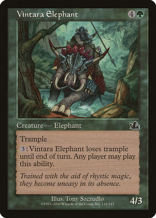 Vintara Elephant [Prophecy] | Good Games Cannington