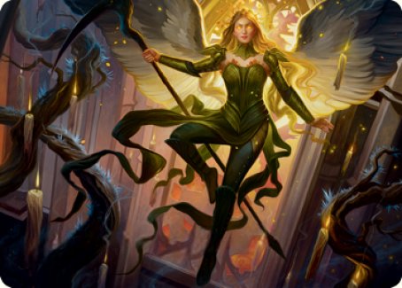 Sigarda, Champion of Light Art Card [Innistrad: Midnight Hunt Art Series] | Good Games Cannington