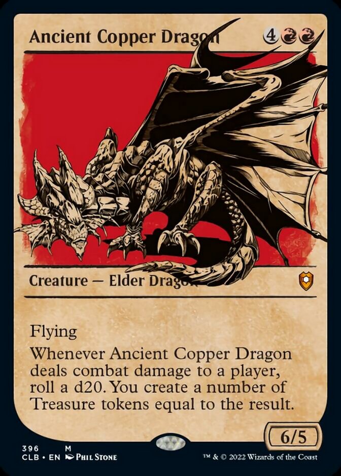 Ancient Copper Dragon (Showcase) [Commander Legends: Battle for Baldur's Gate] | Good Games Cannington