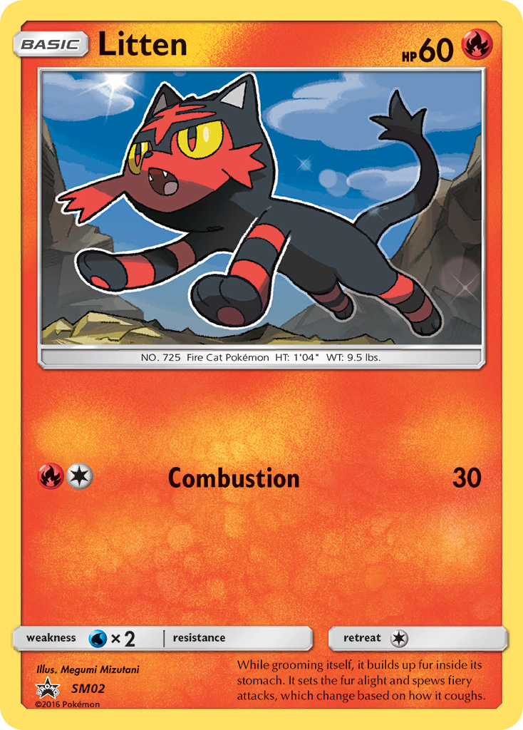 Litten (SM02) [Sun & Moon: Black Star Promos] | Good Games Cannington