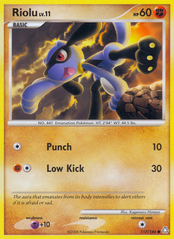 Riolu (117/146) [Diamond & Pearl: Legends Awakened] | Good Games Cannington