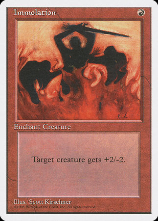 Immolation [Fourth Edition] | Good Games Cannington