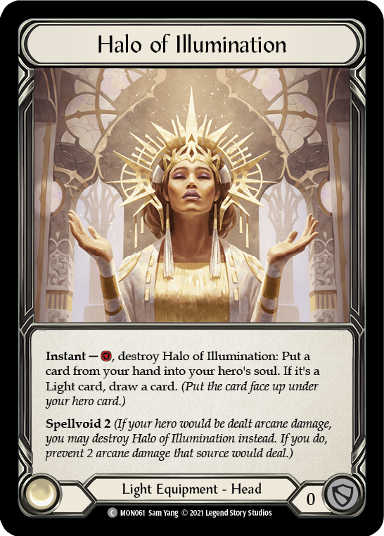 Halo of Illumination [MON061-CF] 1st Edition Cold Foil | Good Games Cannington