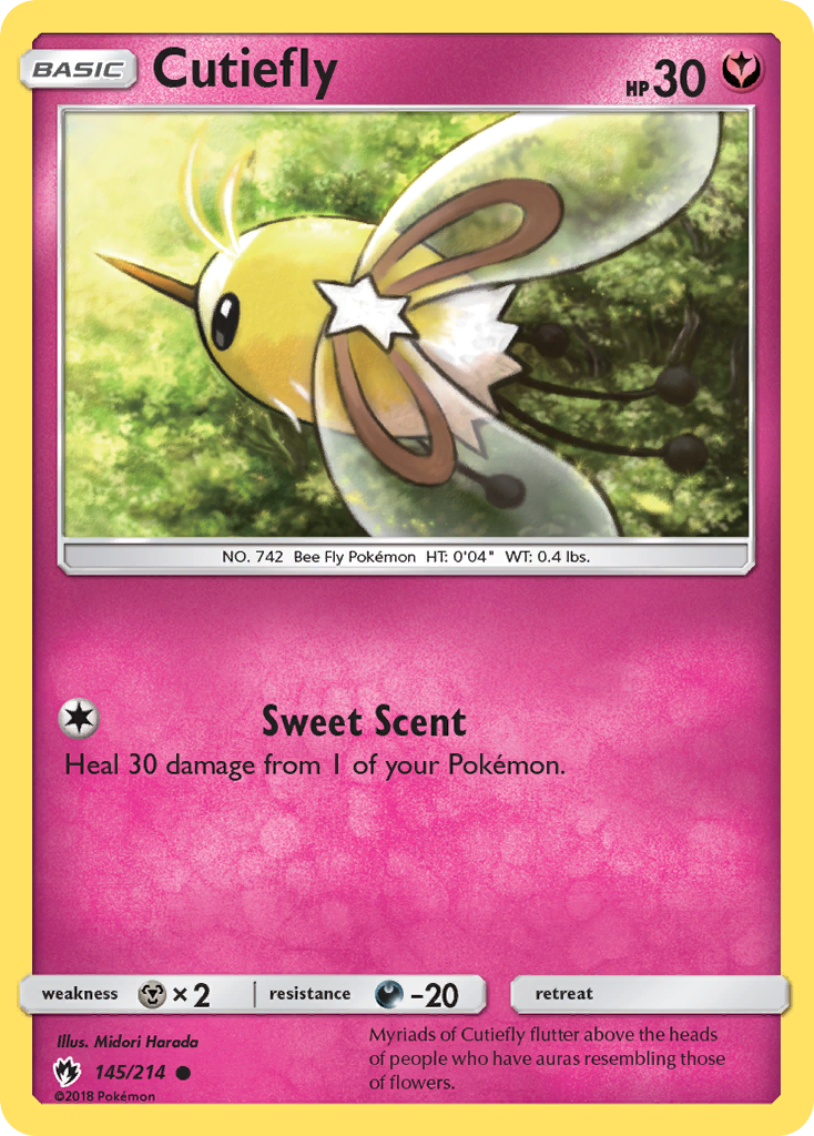 Cutiefly (145/214) [Sun & Moon: Lost Thunder] | Good Games Cannington