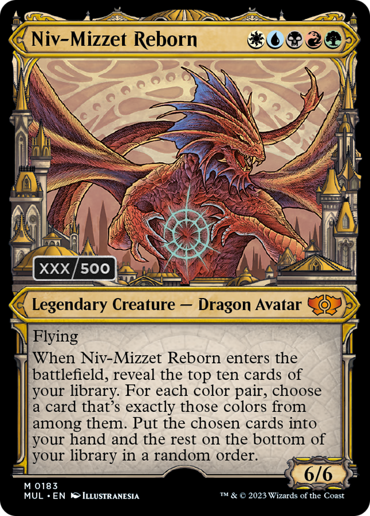 Niv-Mizzet Reborn (Serialized) [Multiverse Legends] | Good Games Cannington