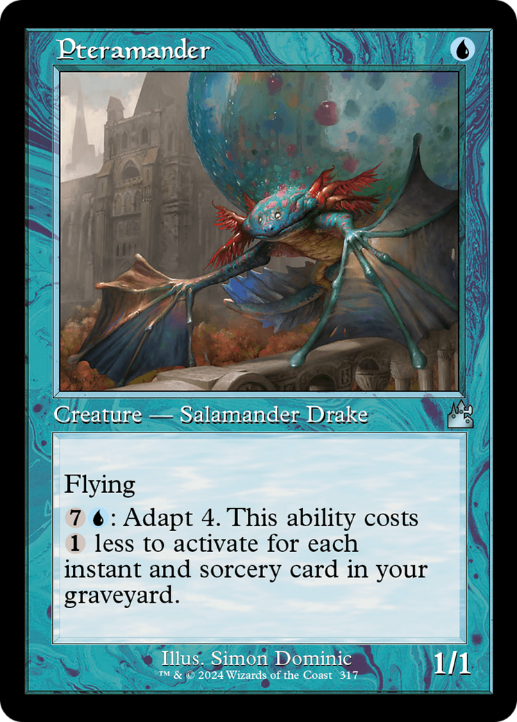 Pteramander (Retro Frame) [Ravnica Remastered] | Good Games Cannington