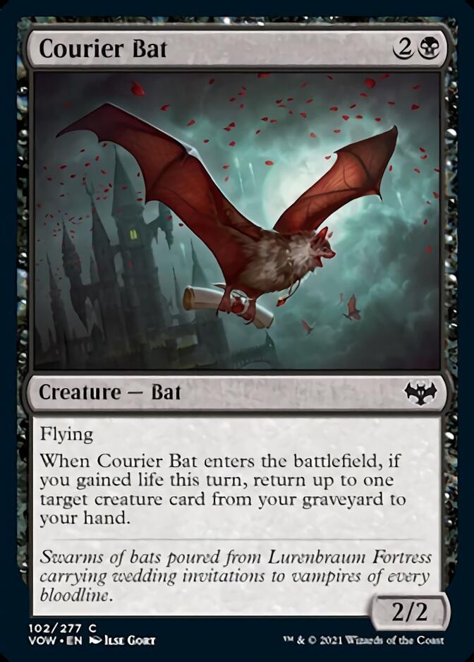 Courier Bat [Innistrad: Crimson Vow] | Good Games Cannington