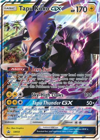 Tapu Koko GX (SM50) (Jumbo Card) [Sun & Moon: Black Star Promos] | Good Games Cannington