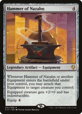 Hammer of Nazahn [Commander 2017] | Good Games Cannington
