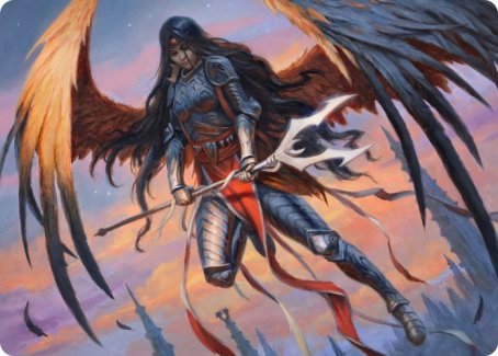Liesa, Forgotten Archangel Art Card [Innistrad: Midnight Hunt Art Series] | Good Games Cannington
