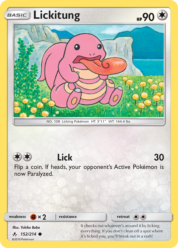 Lickitung (152/214) [Sun & Moon: Unbroken Bonds] | Good Games Cannington