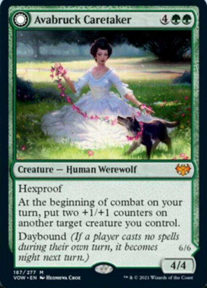 Avabruck Caretaker // Hollowhenge Huntmaster [Innistrad: Crimson Vow] | Good Games Cannington