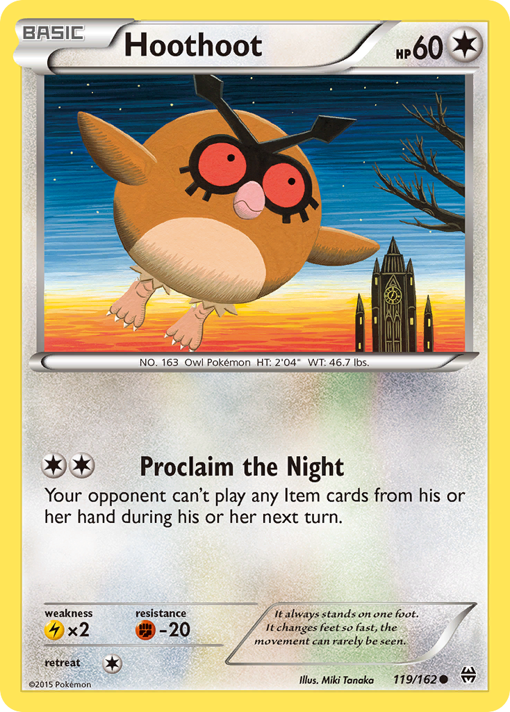 Hoothoot (119/162) [XY: BREAKthrough] | Good Games Cannington