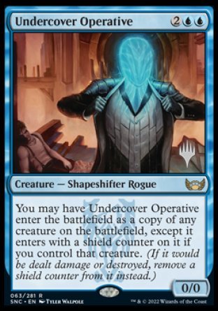 Undercover Operative (Promo Pack) [Streets of New Capenna Promos] | Good Games Cannington