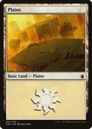 Plains (287) [Commander Anthology] | Good Games Cannington