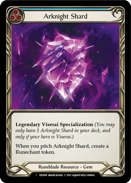 Arknight Shard [U-CRU000-RF] Unlimited Rainbow Foil | Good Games Cannington