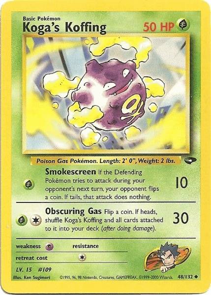 Koga's Koffing (48/132) [Gym Challenge Unlimited] | Good Games Cannington