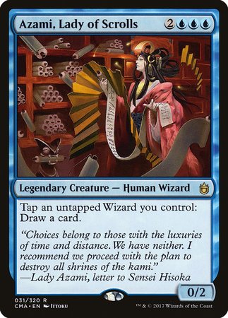 Azami, Lady of Scrolls [Commander Anthology] | Good Games Cannington