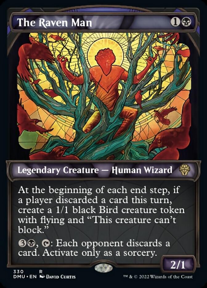 The Raven Man (Showcase Textured) [Dominaria United] | Good Games Cannington