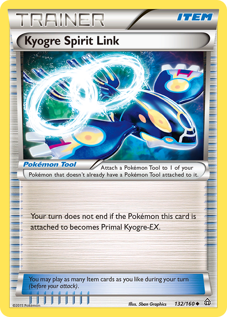 Kyogre Spirit Link (132/160) [XY: Primal Clash] | Good Games Cannington