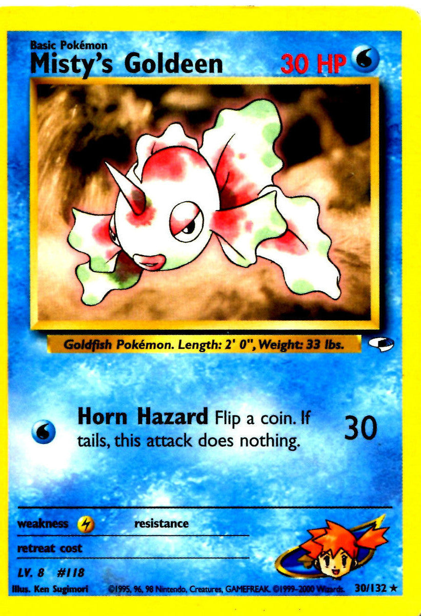 Misty's Goldeen (30/132) [Gym Heroes Unlimited] | Good Games Cannington