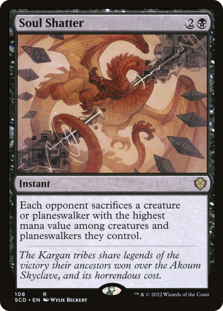 Soul Shatter [Starter Commander Decks] | Good Games Cannington