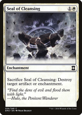 Seal of Cleansing [Eternal Masters] | Good Games Cannington