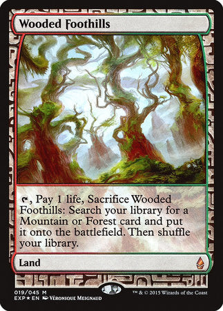 Wooded Foothills [Zendikar Expeditions] | Good Games Cannington