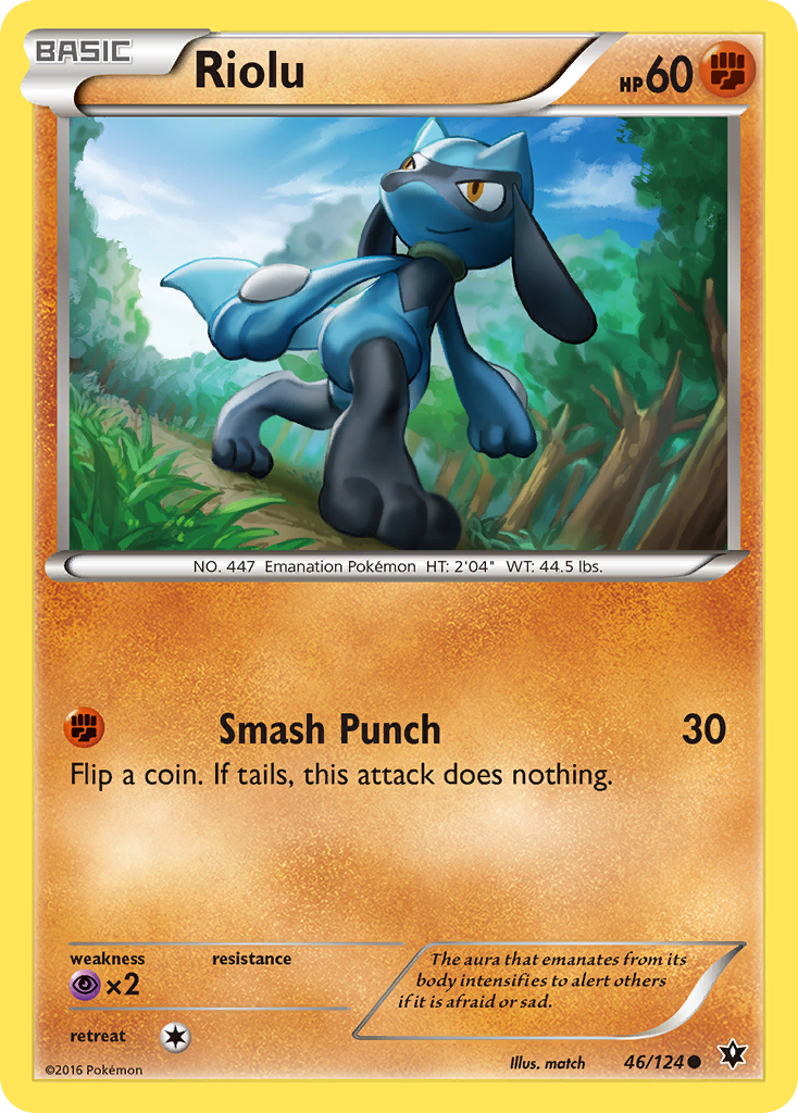 Riolu (46/124) [XY: Fates Collide] | Good Games Cannington