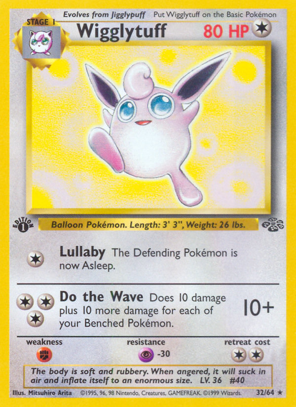 Wigglytuff (32/64) [Jungle 1st Edition] | Good Games Cannington