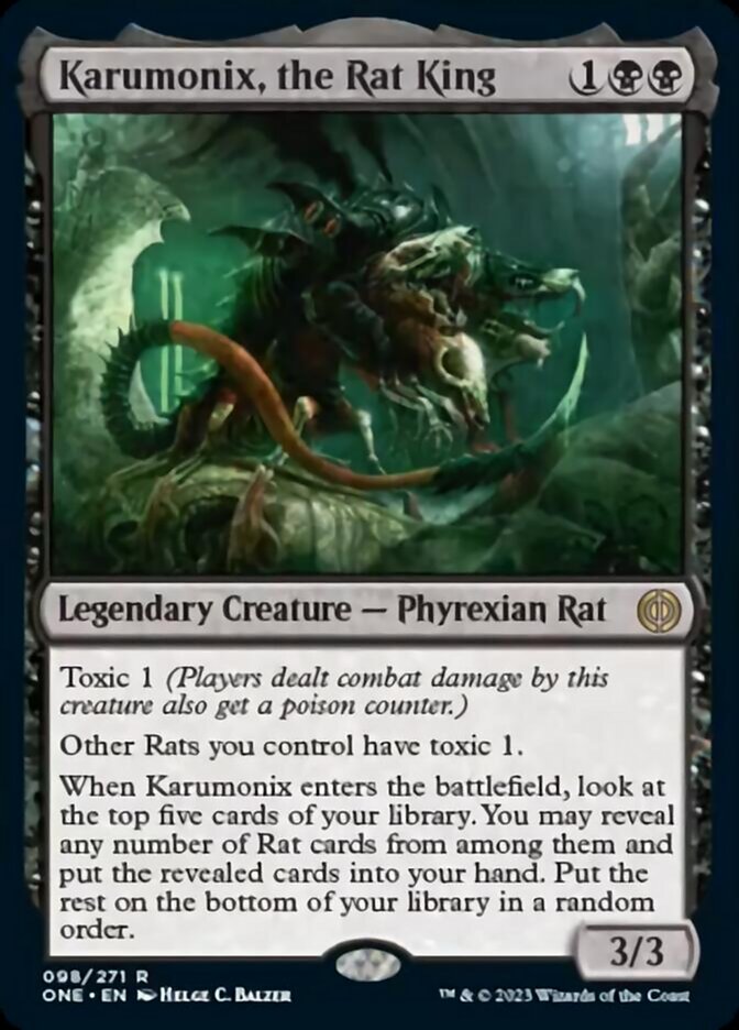 Karumonix, the Rat King [Phyrexia: All Will Be One] | Good Games Cannington