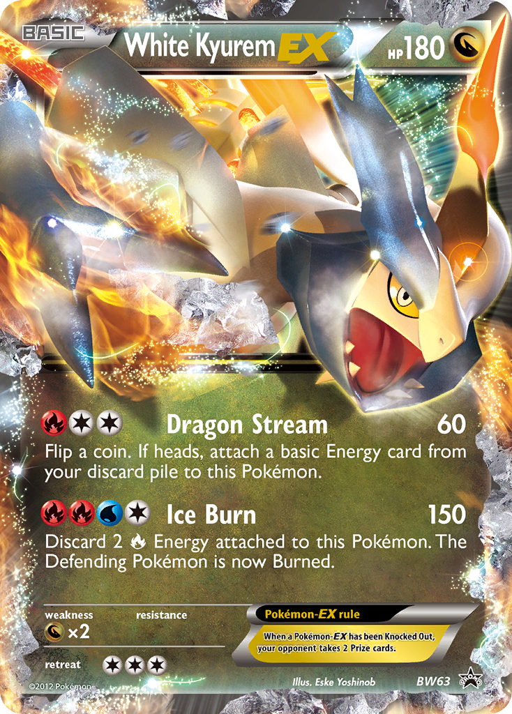 White Kyurem EX (BW63) [Black & White: Black Star Promos] | Good Games Cannington