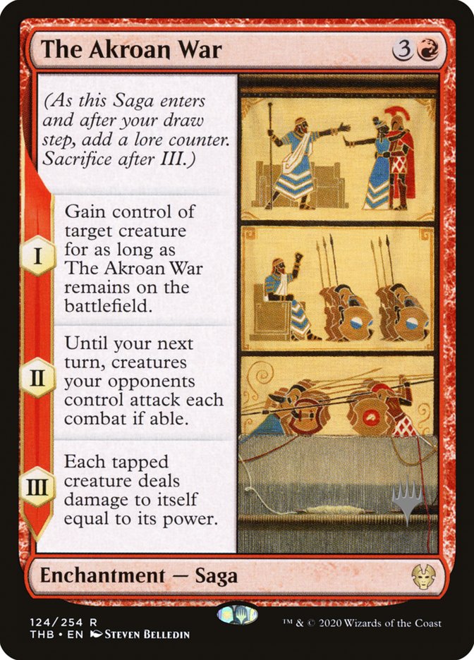 The Akroan War (Promo Pack) [Theros Beyond Death Promos] | Good Games Cannington