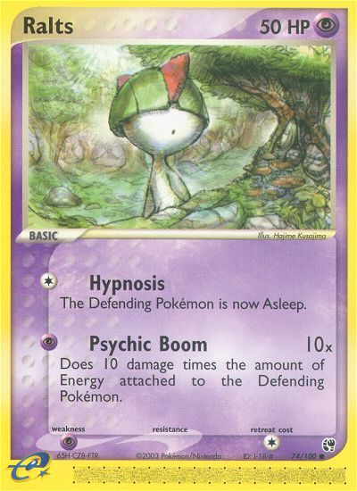 Ralts (74/100) [EX: Sandstorm] | Good Games Cannington