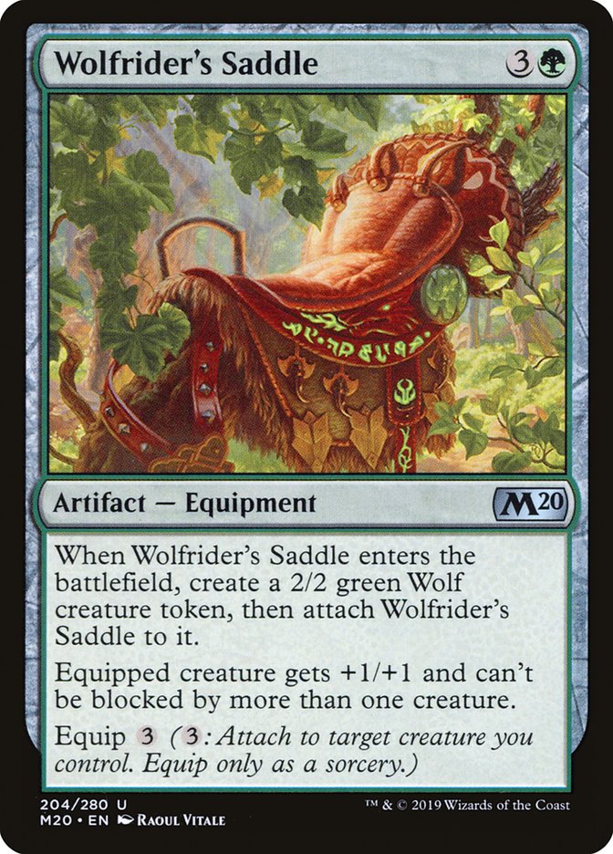 Wolfrider's Saddle [Core Set 2020] | Good Games Cannington