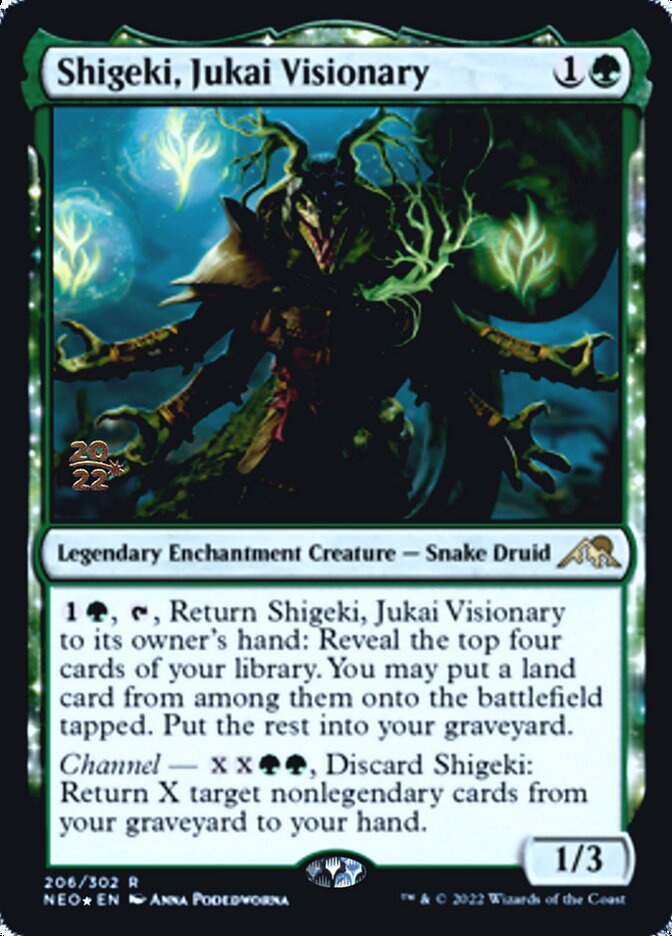 Shigeki, Jukai Visionary [Kamigawa: Neon Dynasty Prerelease Promos] | Good Games Cannington