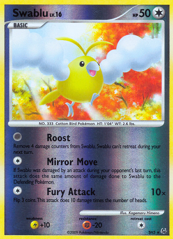 Swablu (SH5) [Platinum: Base Set] | Good Games Cannington