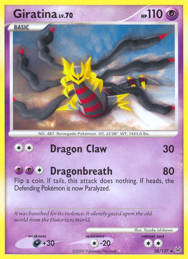 Giratina (28/127) (Theme Deck Exclusive) [Platinum: Base Set] | Good Games Cannington