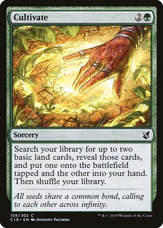 Cultivate [Commander 2019] | Good Games Cannington