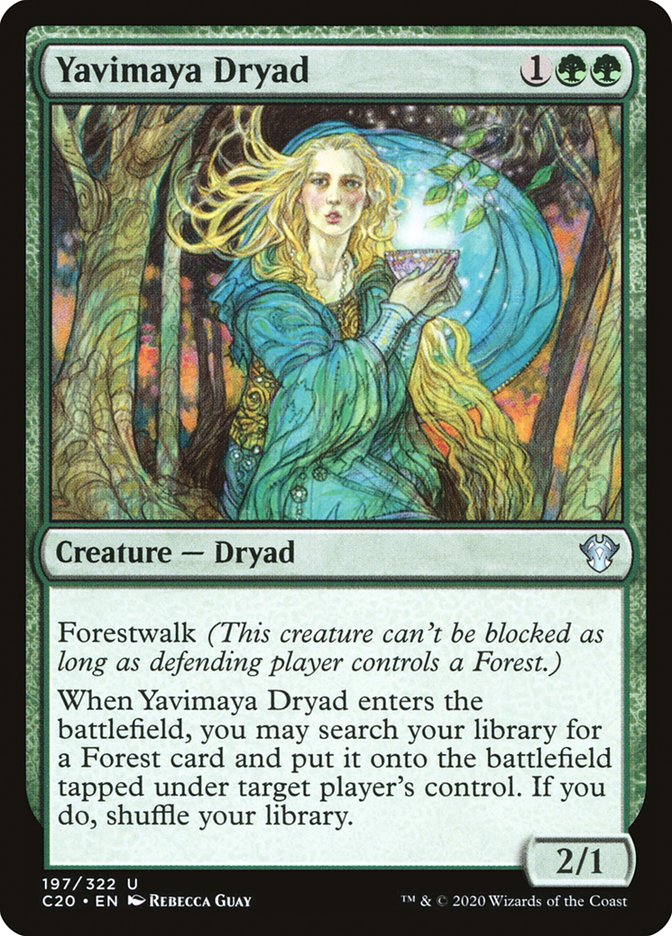Yavimaya Dryad [Commander 2020] | Good Games Cannington
