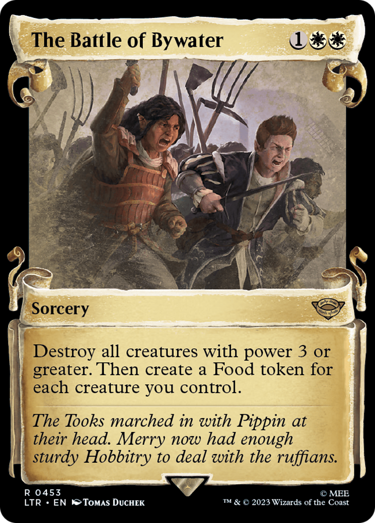 The Battle of Bywater [The Lord of the Rings: Tales of Middle-Earth Showcase Scrolls] | Good Games Cannington
