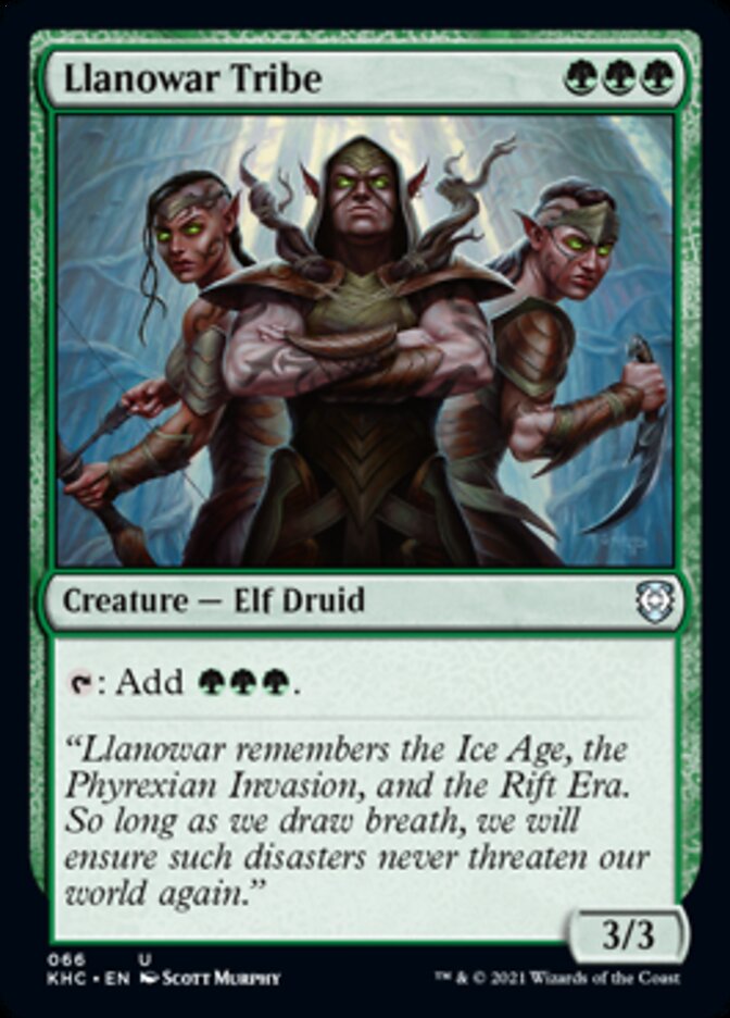 Llanowar Tribe [Kaldheim Commander] | Good Games Cannington