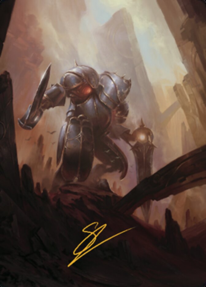 Mountain Art Card (Gold-Stamped Signature) [The Brothers' War Art Series] | Good Games Cannington