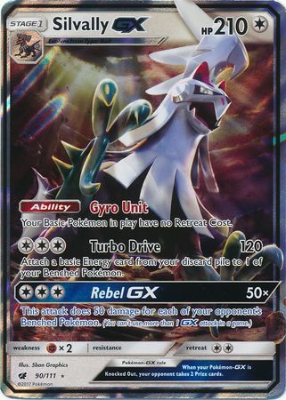 Silvally GX (90/111) (Jumbo Card) [Sun & Moon: Crimson Invasion] | Good Games Cannington